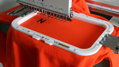 Embroidery centering