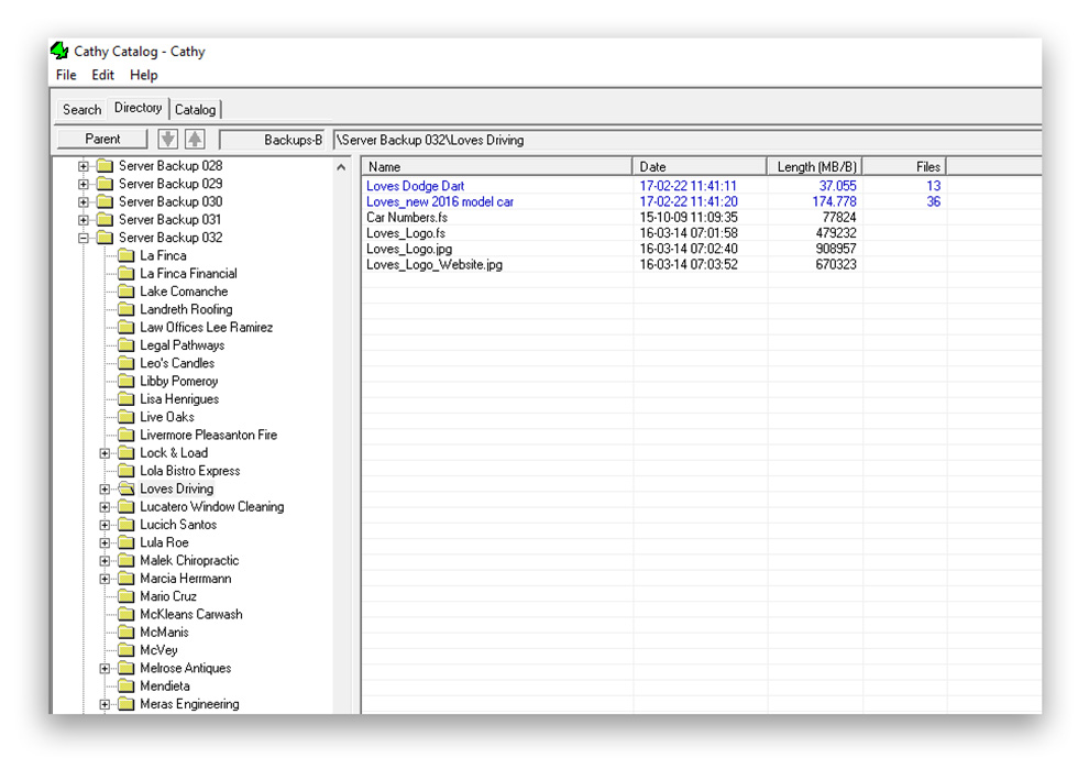 media catalog