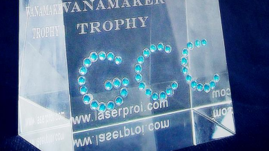 rhinestoned trophy
