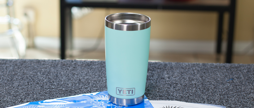 YETI Rambler Tumbler, Stainless Steel, 20 oz with CFM logo