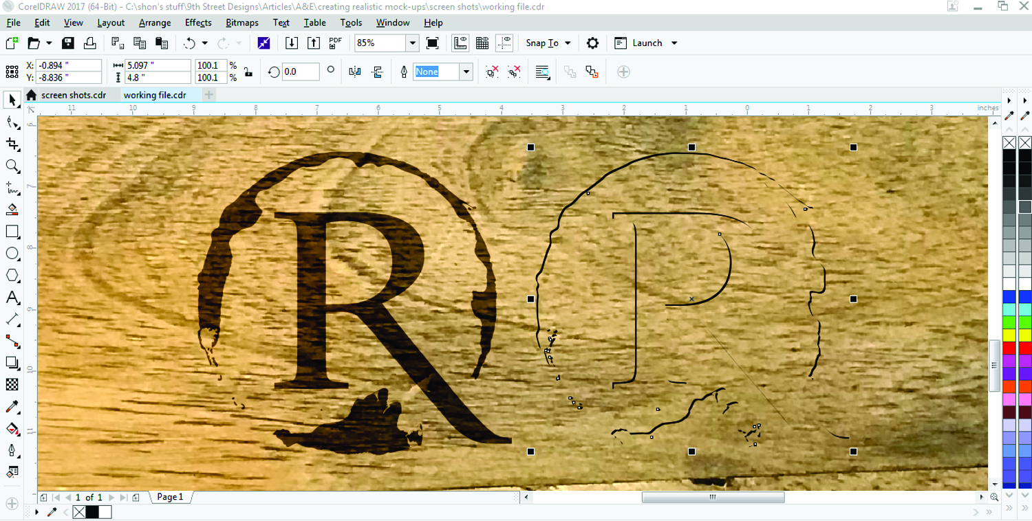 corel draw 11 inserting table