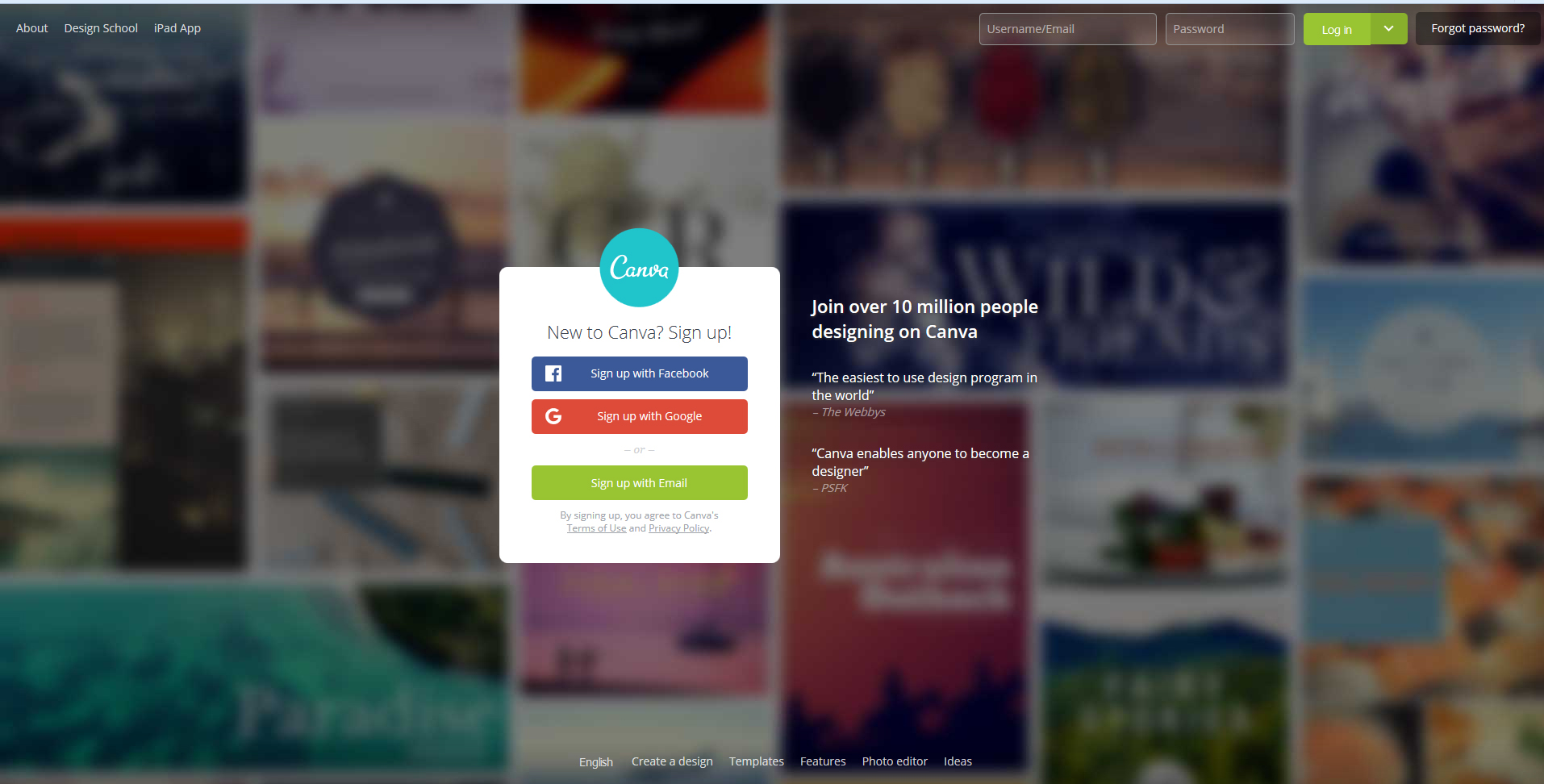canva home