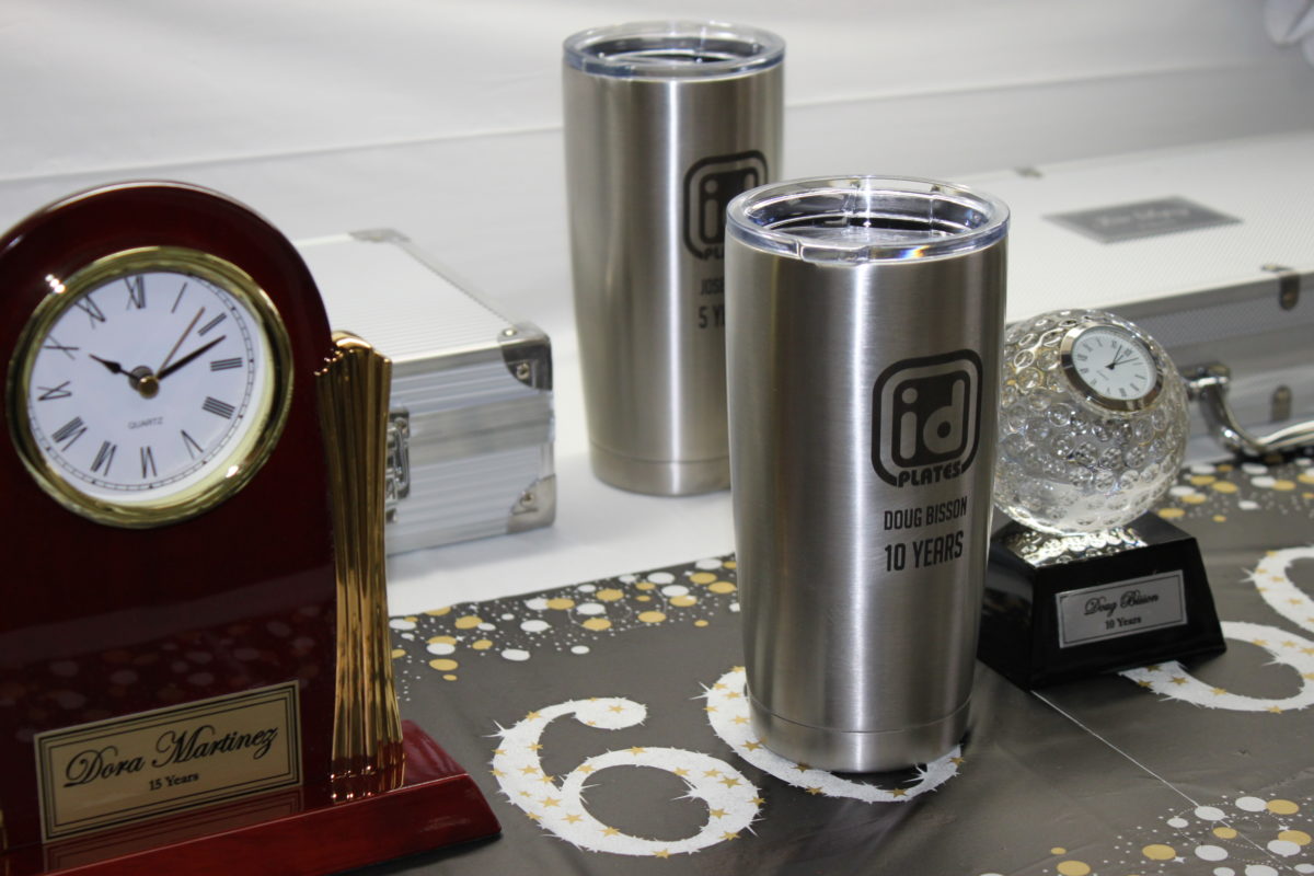 ID plates recognition awards longevity luncheon Texas