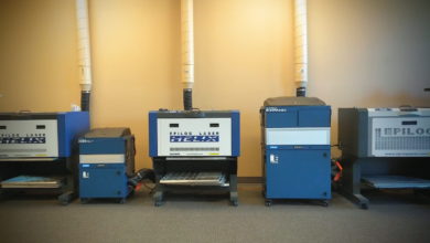 Fume extraction units are a must for laser engraving. (Image courtesy PAT Technology)