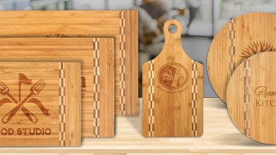 bamboo cutting boards laser engraving personalized gift customization