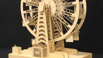 Doug Green Express Yourself Austin Ferris wheel laser engraver