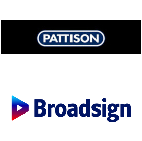 Broadsign's software will be integrated into PATTISON Outdoors' network