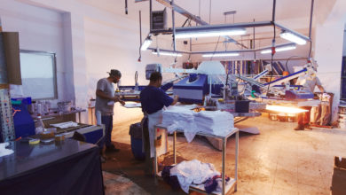 screen printing shop