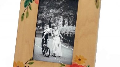 wedding market gift sublimation picture frame maple floral