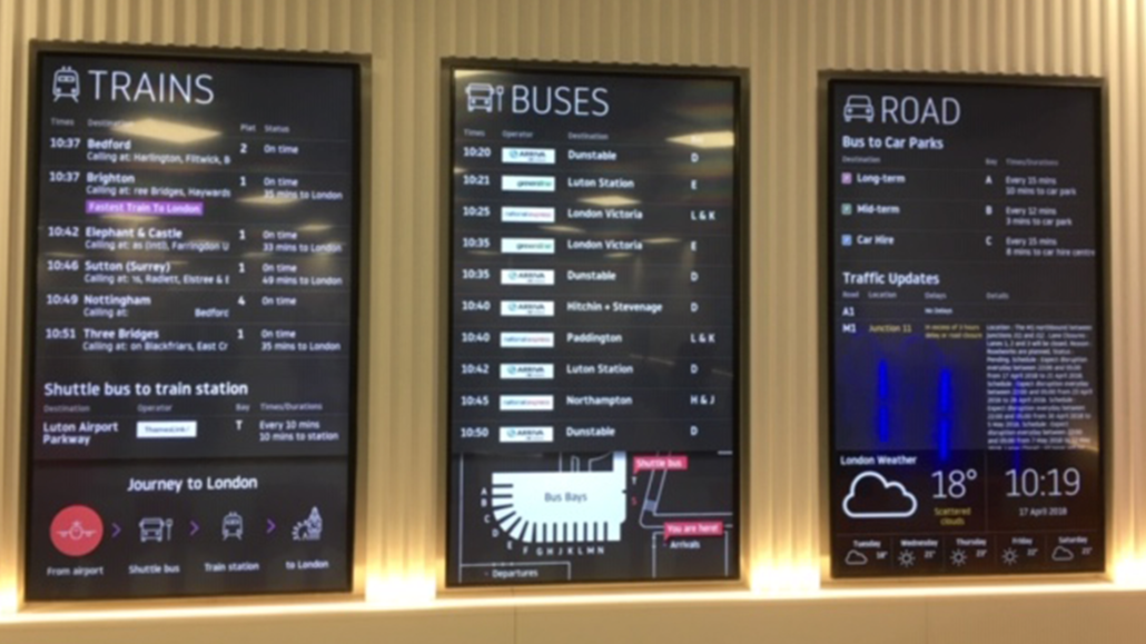 Featured Project Signagelive Technology Helps Enhance the Traveler