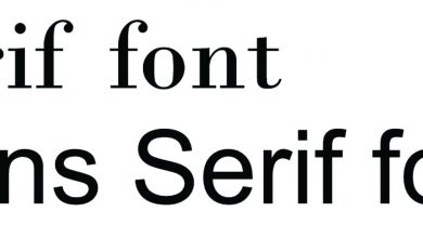 serif sans serif font rules typography design