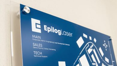 epilog building signage laser engraving business