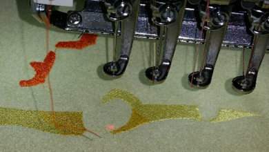 embroidery thread break (Image courtesy Hirsch Solutions Inc.)