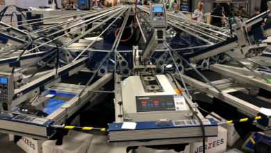automatic screen printing press (Image courtesy Dan Solomon)