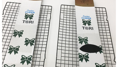 sublimate custom socks Roland DGA personalization school sports cheer socks