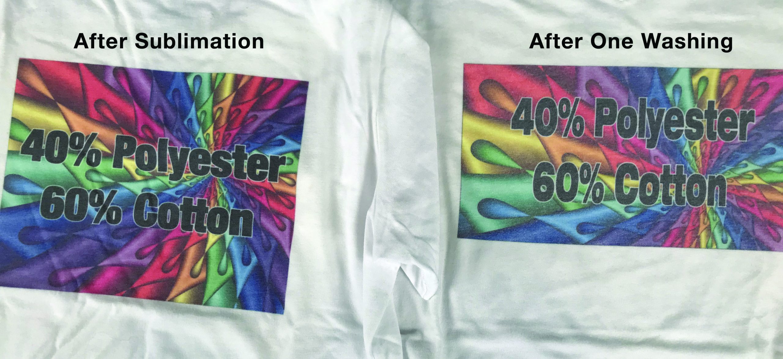 Why doesn't sublimation work on cotton?