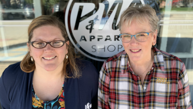 Megan Griffith and Kay Ferin, P&M Apparel