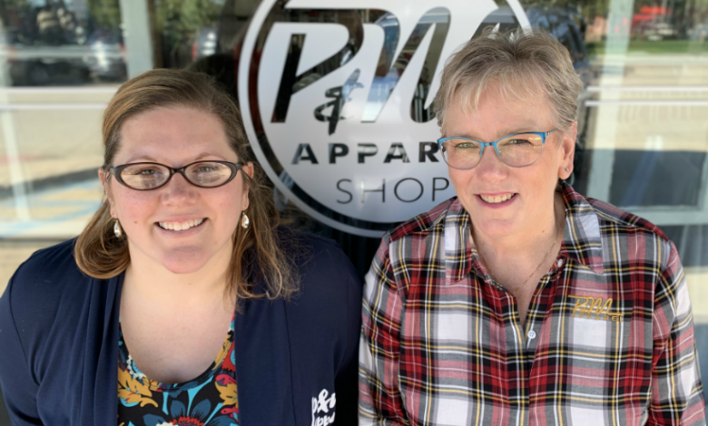 Megan Griffith and Kay Ferin, P&M Apparel