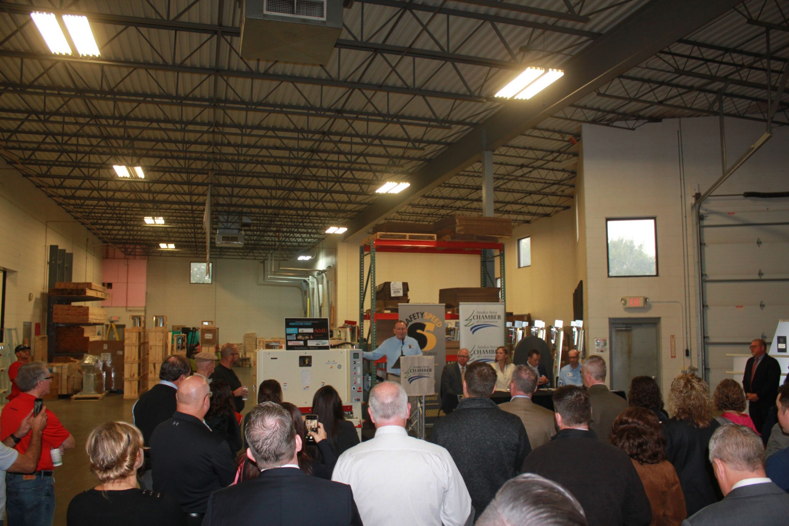 Safety Speed's facility in Ham Lake, Minnesota, hosted the state's governor for National Manufacturing Day.