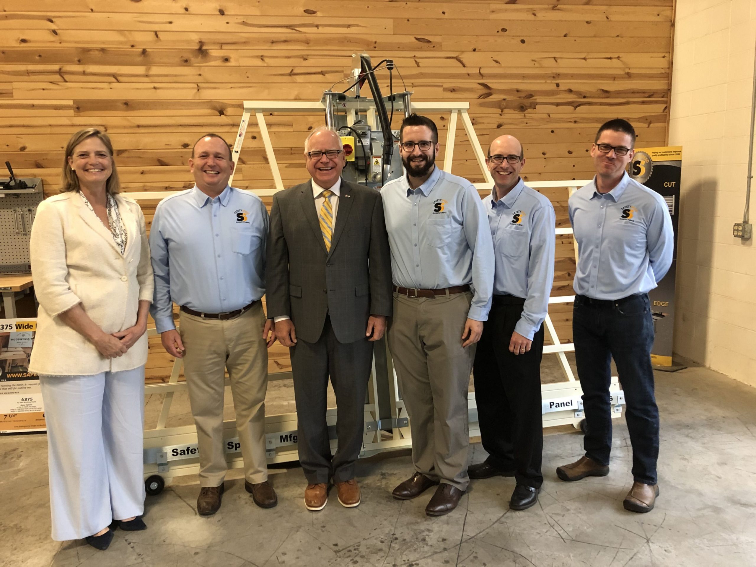 Safety Speed's facility in Ham Lake, Minnesota, hosted the state's governor for National Manufacturing Day.
