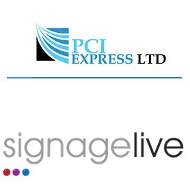 PCI Express Partnering with Signagelive 