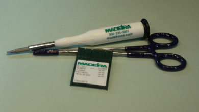 embroidery needle change
