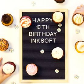 InkSoft 10th anniversary company celebrations 