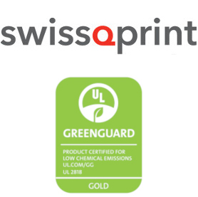 Switzerland's swissQprint Inks Earn GREENGUARD GOLD Certification