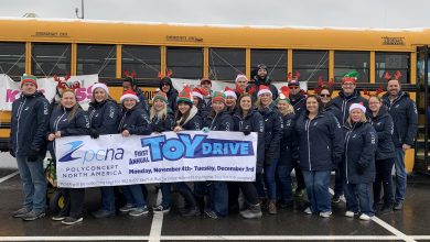 PNCA toys for tots schoolbus toy drive