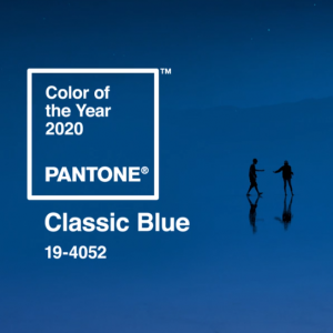 Pantone 2020 color of the year classic blue graphic design