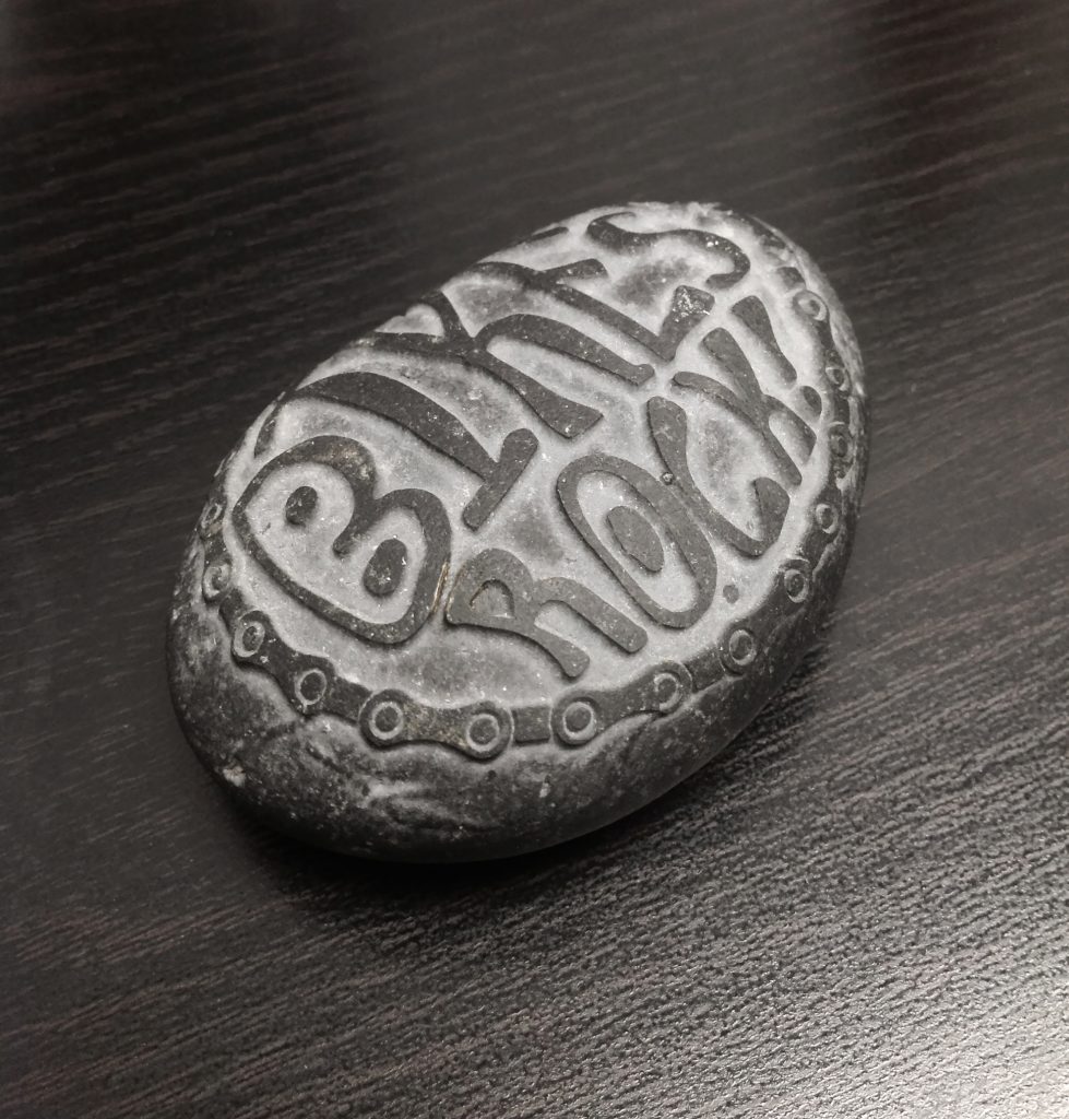 Aligning Stencils on Stone for Sandcarving