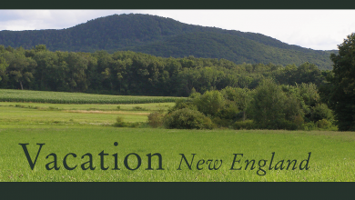 vacation New England graphic design image communication message