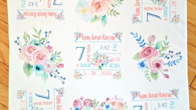 baby blankets blanket sublimation personalization custom gift Designs by Sabrina