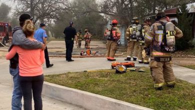 BCS Trophies Texas fire damage awards shop trophies engraving family business