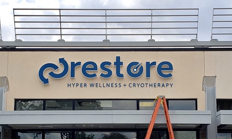 This job called for a combination of interior and exterior signage.