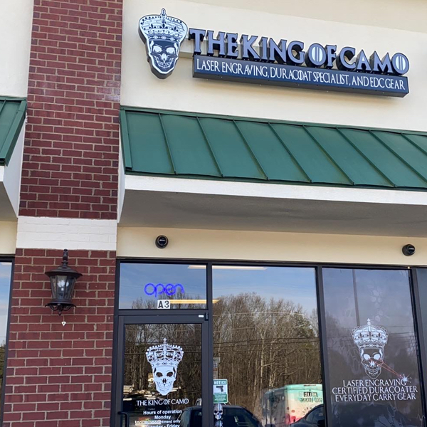 The King of Camo opened shop in November. (Image courtesy Nate Patel)