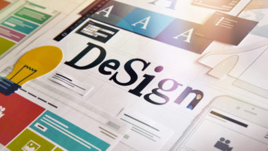 Design concept for different categories of design such as graphi