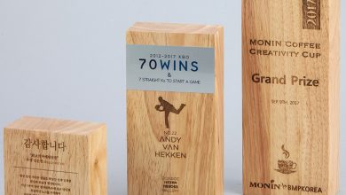 engraving wood contrast trophies awards recognition