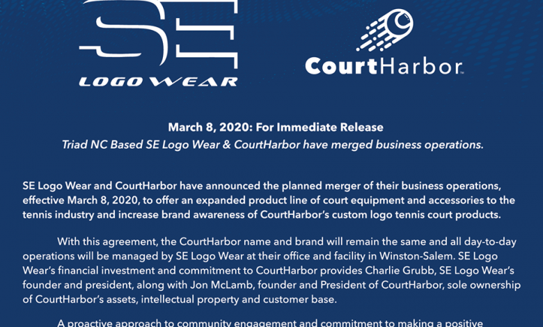 SE Logo Wear and CourtHarbor Announce Merger