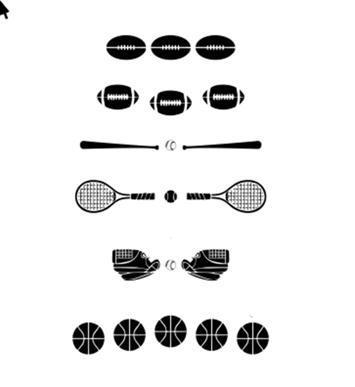 sports ornaments