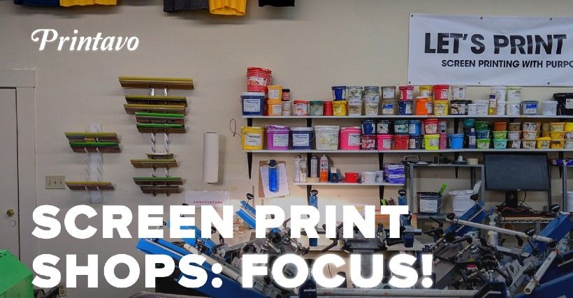 Here are 12 actionable things you can do to keep yourself focused on the valuable long-term tasks in your screen-printing business.