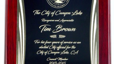 engraved plaque