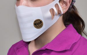 World Emblem Face Mask with School Graphic
