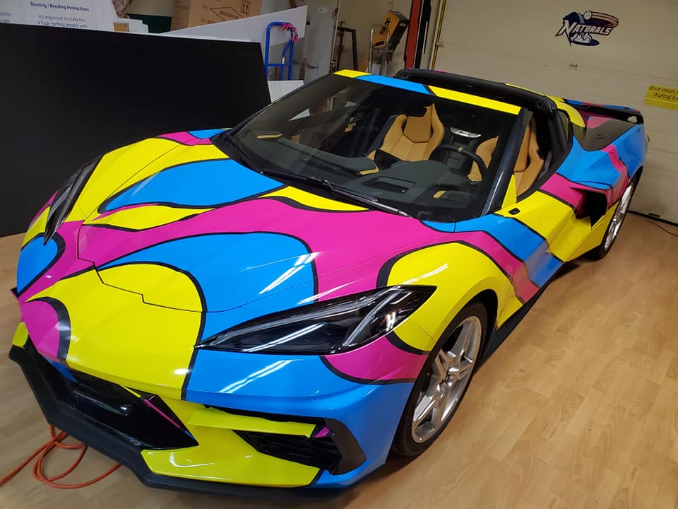 Vintage Vinyl: C8 Corvette Makes a Colorful Statement | GRAPHICS PRO