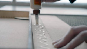 19 gluing together laser cut box