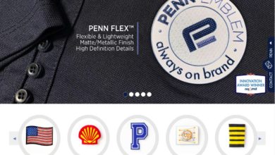 Penn Emblem embroidery website