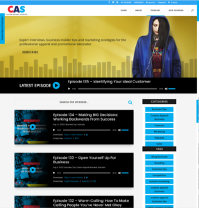 CAS Podcast Website