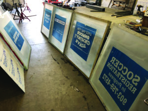 sign shop screen printing
