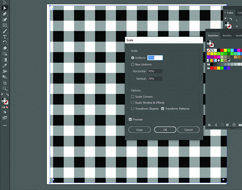 Buffalo Check Pattern from Unisub