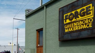 Forge Greensboro sign